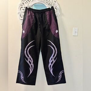 Darc Sport Black and Purple Track Pants
